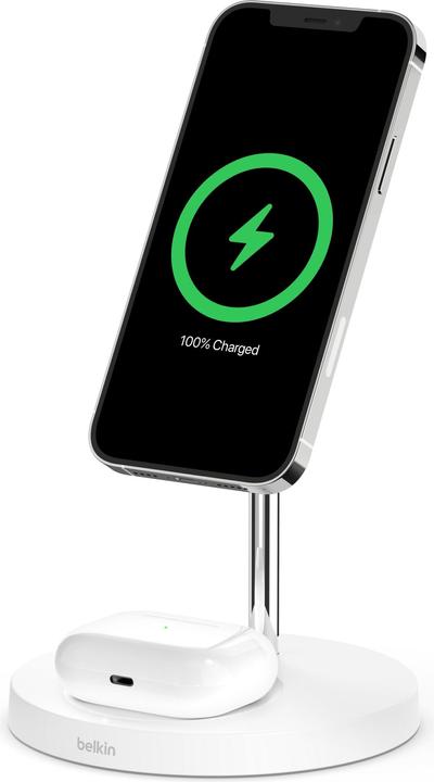 Actual product image Belkin Boost Charge Pro 2-in-1 Wireless Charger with MagSafe (15 W)