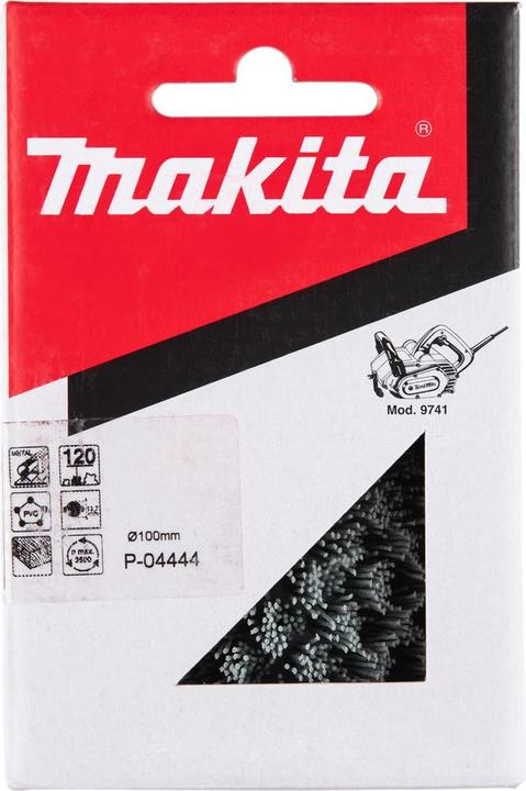 Actual product image Makita Abrasive nylon brush grain 120 (80)