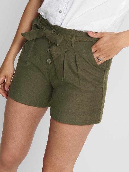 Actual product image Only High Waist Belt Shorts (34)