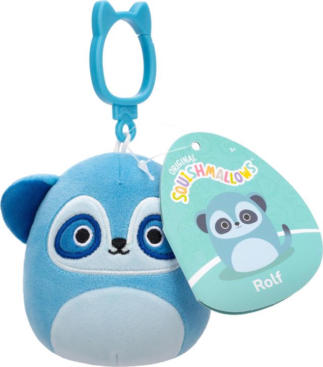 Actual product image Squishmallows 9 cm P20 Clip On - Rolf Meerkat