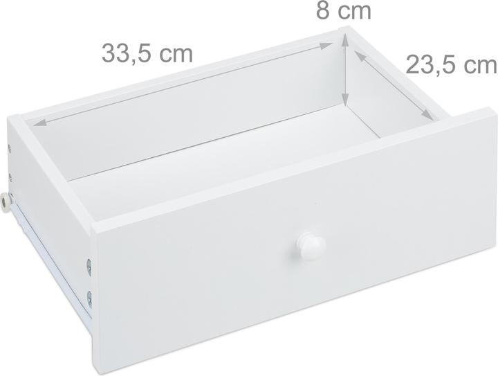 Actual product image Relaxdays Night Stand (42 x 30 x 55 cm)