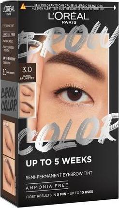 Actual product image L'Oréal Paris Brow Colour Semi-Permanent Eyebrow Tint (3.0 Dark Brunette)