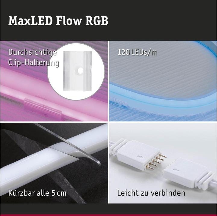 Produktbild Paulmann MaxLED Flow Stripe Set (Mehrfarbig, 500 cm, Indoor)