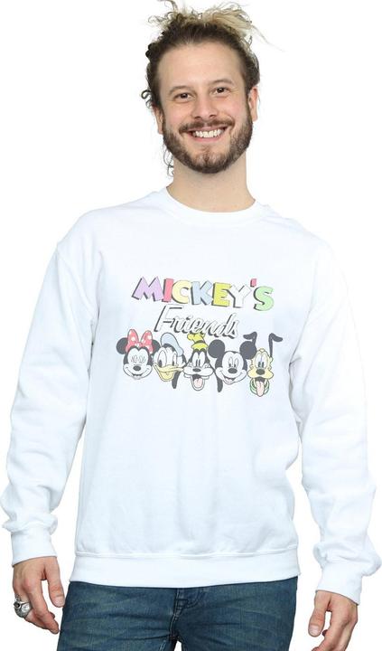 Immagine prodotto Disney Mickey Mouse Friends Faded Nostalgia Felpa Uomo (M)