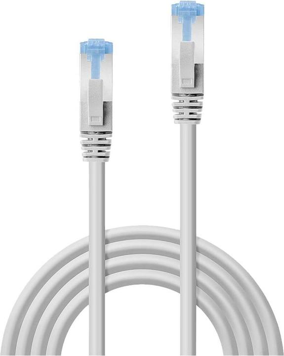 Immagine prodotto Lindy Cavo di rete Cat.6 S/FTP TPE da 3 m, grigio RJ45-M/M, 500 MHz, rame, 28AWG (S/FTP, CAT6a, 3 m)