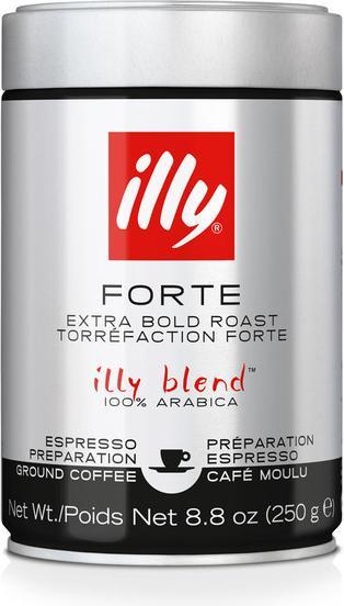 Actual product image Illy Forte ground coffee (250 g, Dark roast)