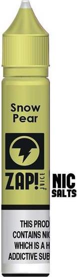 Immagine prodotto ZAP Juice Pera della neve 10ml / 10mg Sale (Pera)