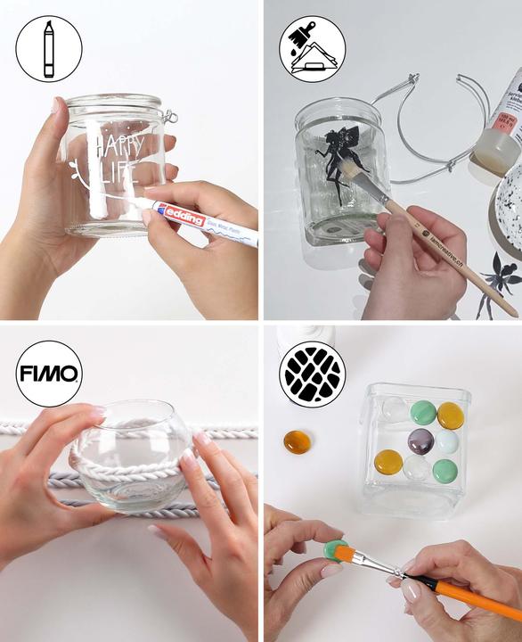 Produktbild I Am Creative Glas mit Deckel, Dekoglas