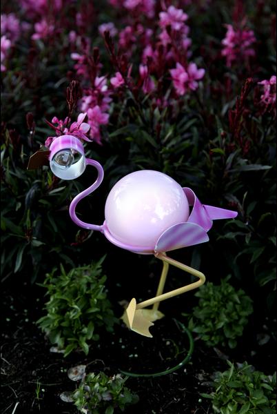 Produktbild Star Trading LED Solar-Metall-Flamingo (IP44)