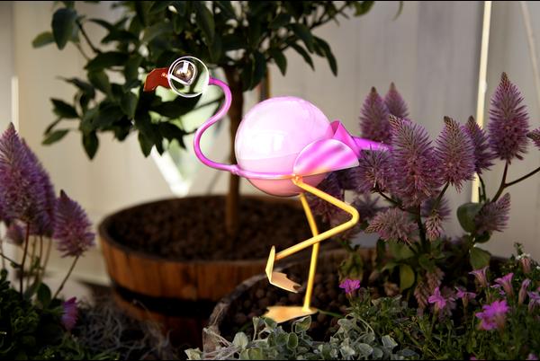 Produktbild Star Trading LED Solar-Metall-Flamingo (IP44)