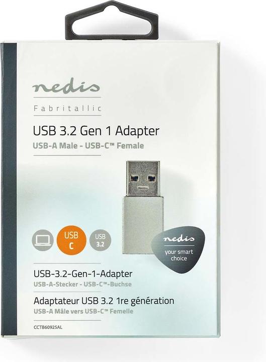 Actual product image Nedis USB-A to USB-C Adapter (USB-A, USB Type C)