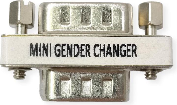 Produktbild Value Mini Gender Changer, DB9 ST/ST (0.01 m, Mini DIN)