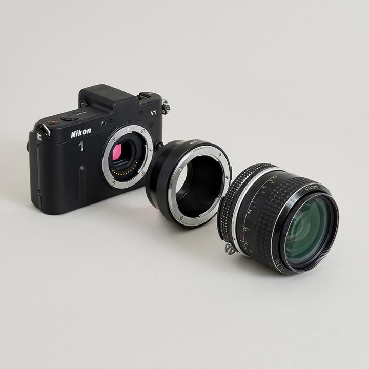 Actual product image Urth Lens Mount Adapter: Compatible with Nikon F Lens to Nikon 1 Camera Body