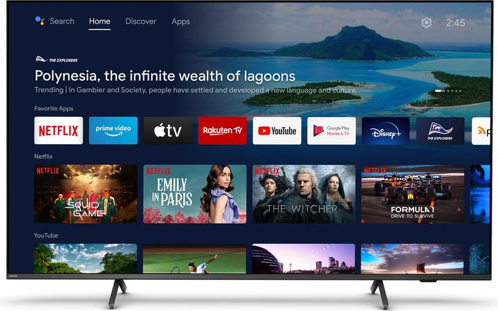 Actual product image Philips The One 50 4K Ultra HD LED Android TVF (50", PUS8517, LCD, 4K, 2022)