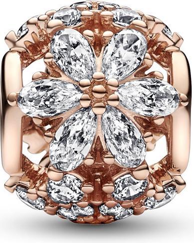 Image du produit Pandora Charm Sparkling Herbarium Cluster (Métal, plaqué or rose)