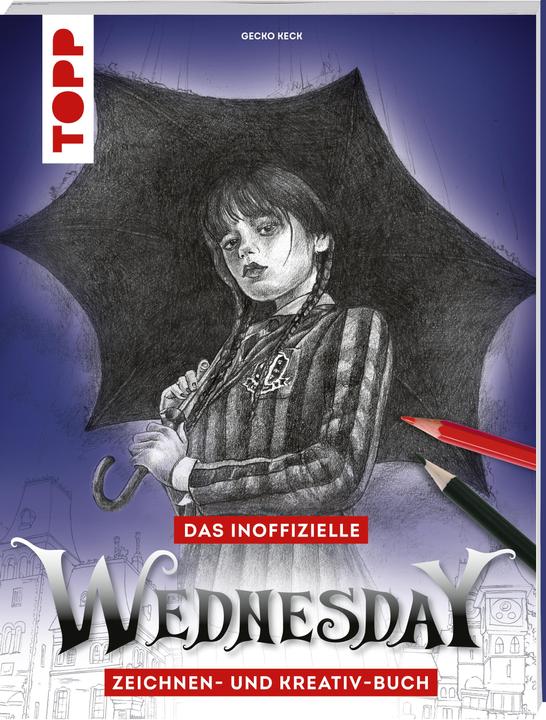 Immagine prodotto Das inoffizielle Wednesday Zeichnen- und Kreativ-Buch (Tedesco, Collo geco, 2023)