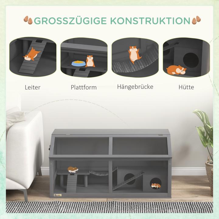 Produktbild PawHut Kleintierkäfig