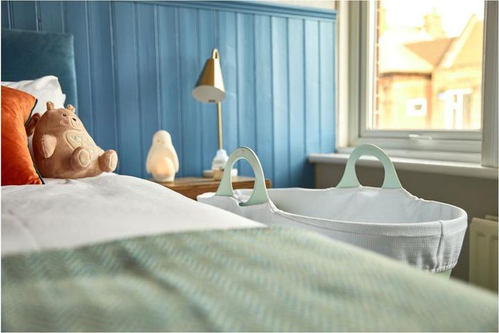 Actual product image Tommee Tippee Sleepee baby basket and cradle stand
