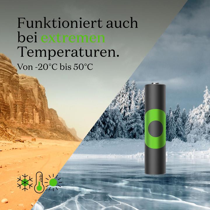Image du produit GP Batteries Batteries rechargeables autres (4 pcs, AAA, 800 mAh)