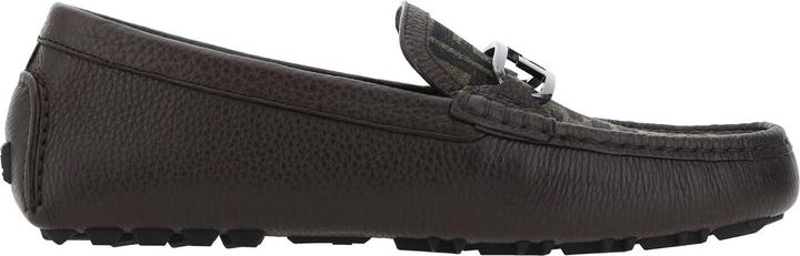 Produktbild Fendi Leather Monogram Loafers (40)
