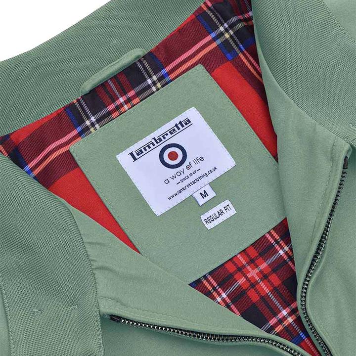Actual product image Lambretta Mens Shower Resistant Harrington Jacket (4XL)