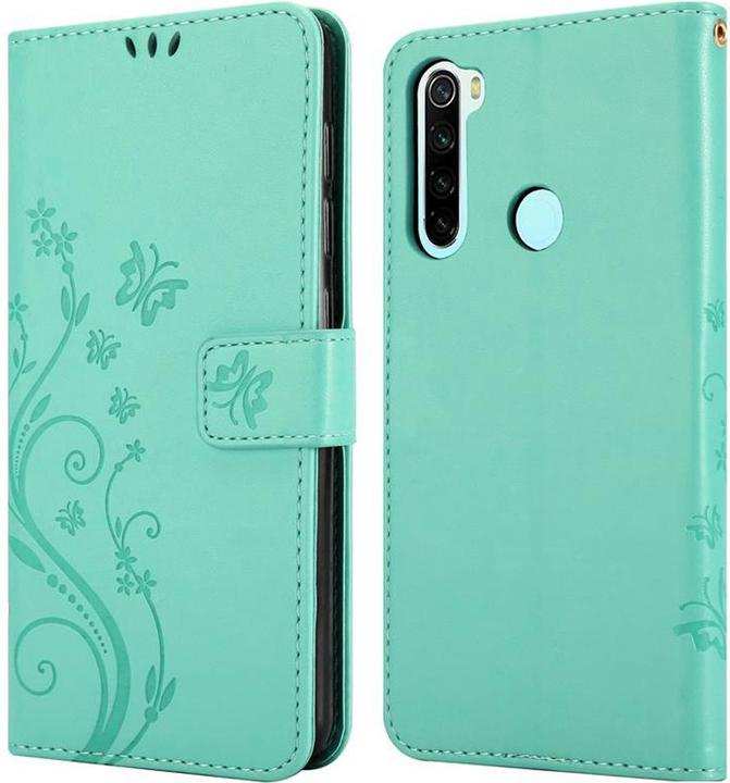 Actual product image Cadorabo Flower Book cover (Xiaomi Redmi Note 8)