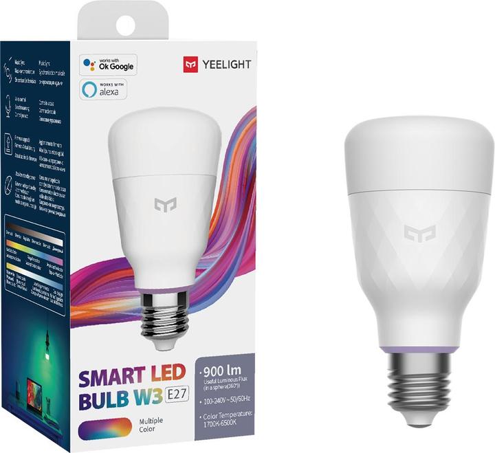 Immagine prodotto Yeelight W3 E27 (YLDP005) (E27, 8 W, 900 lm, 1 x, F)
