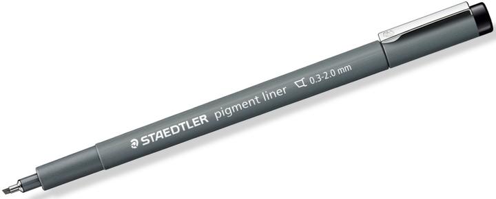 Actual product image Staedtler Fineliner Pigment liner 308 Line width: 2 mm Ink colour: black (Black, 1 x)