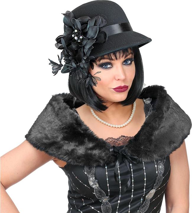 Image du produit Widmann Les années folles chapeau femme noir