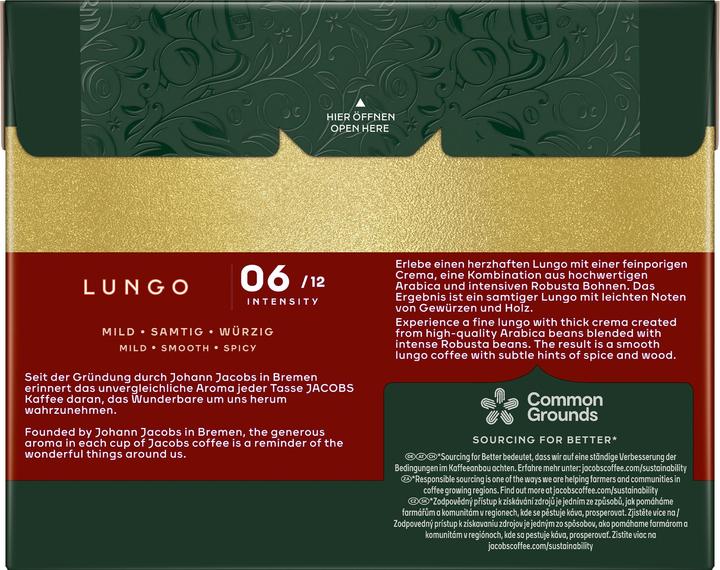 Actual product image Jacobs Lungo 6 Classico (1 x Port.)