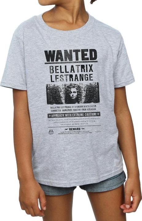 Immagine prodotto Maglietta Bellatrix Lestrange Minfesto Ricercato Ragazze (128)
