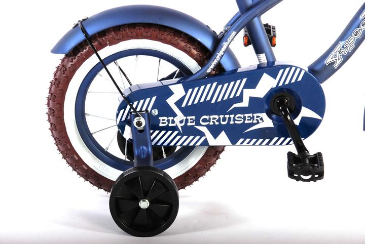 Productafbeelding Volare Blue Cruiser Kinderfiets - Jongens - 12 inch - Blauw - 95% afgemonteerd (12")