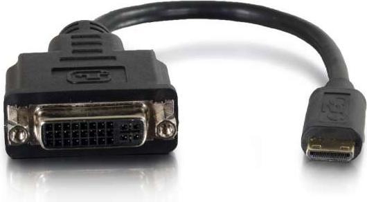 Produktbild C2G HDMI Mini to Single Link DVI-D Adapter Converter Dongle (0.20 m, DVI, HDMI)