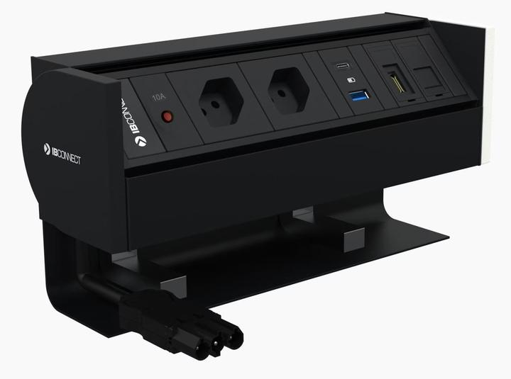 Image du produit IB Connect PRISMA Unité de prise sw 2x type 13 1x USB-A/C 1x RJ45 1x HDMI (3 x, RJ45, USB, HDMI, Type 13, 0.27 m)