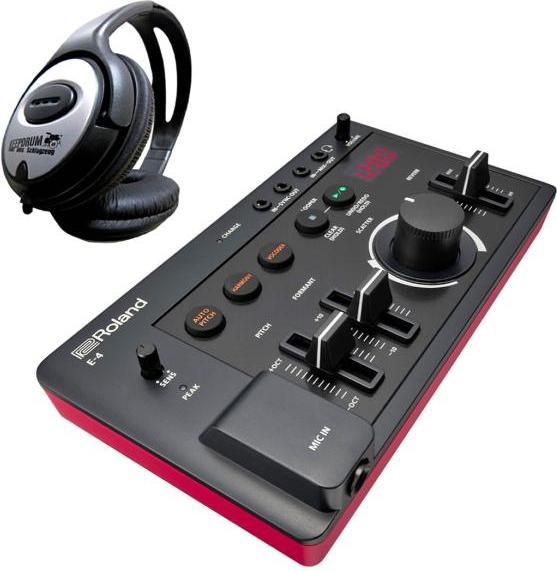Actual product image Roland Aira E-4 vocal effects unit with headphones (Studio- and Livemixer)