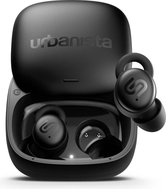 Produktbild Urbanista True Wireless In-Ear-Kopfhörer Porto Schwarz (keine Geräuschunterdrückung, 27 h, Kabellos)