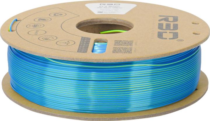 Produktbild R3D eSilk Magic-PLA Blau-Gelb Filament 1.75mm 1Kg (PLA, 1.75 mm, 1000 g, Blau, Gelb)