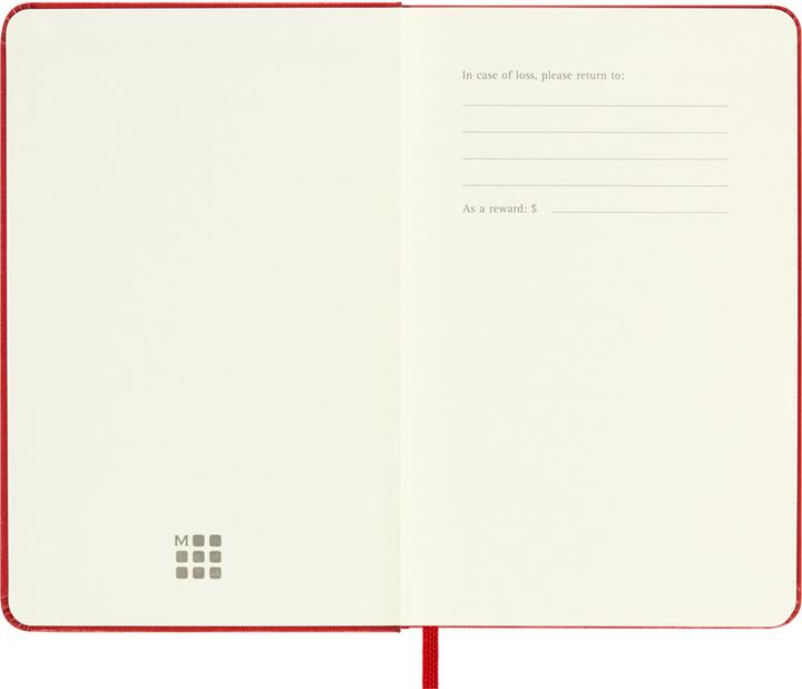 Image du produit Moleskine Calendrier de notes (A6, De poche, Anglais)