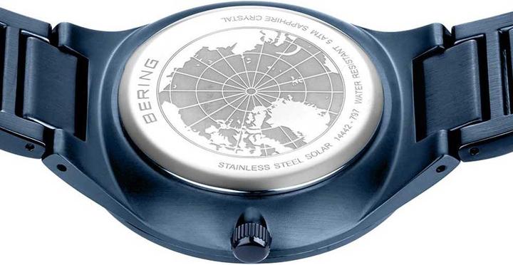 Actual product image Bering 14442-797 Slim Solar men's watch 42mm 5ATM (Analogue wristwatch)