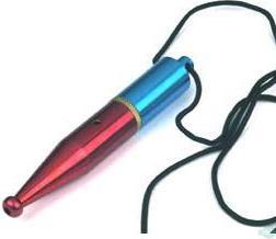 Actual product image Tamar Metal whistle neck pendant 2-coloured