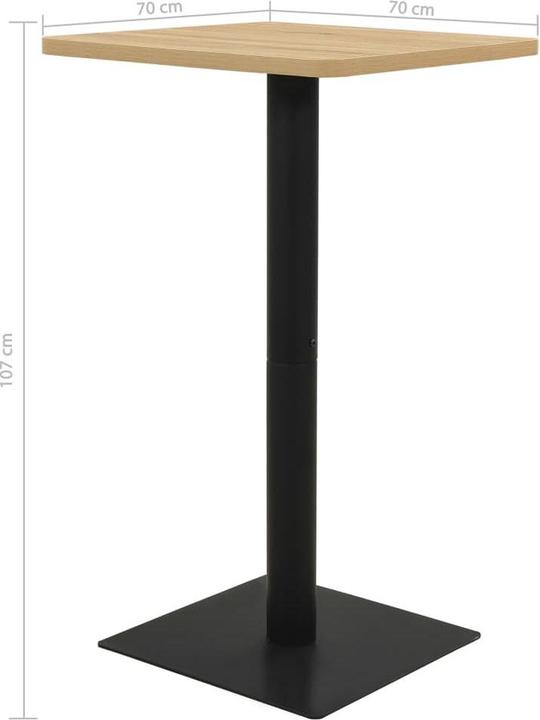 Produktbild VidaXL Bartisch (70 x 70 x 107 cm)