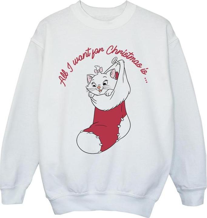 Produktbild Disney Aristocats Marie Xmas Sweatshirt Mädchen (140, 146)