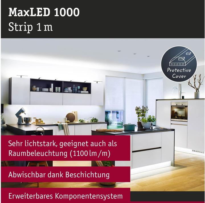 Image du produit Paulmann MaxLED 1000 Stripe (Blanc froid, 100 cm, Intérieur)