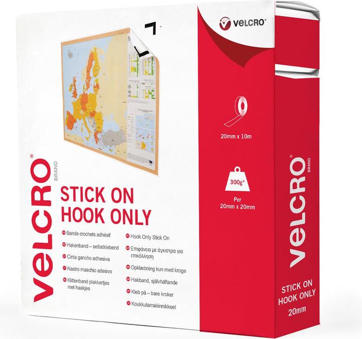 Actual product image Velcro brand Velcro tape self-adhesive (20 mm)