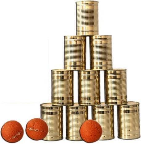 Produktbild Corvus Toys Dosen werfen klein 10 Dosen 3 Bälle