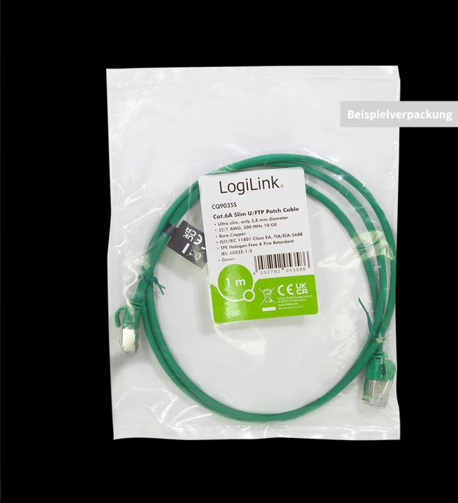 Actual product image LogiLink Network cable (STP, CAT6a, 0.50 m)