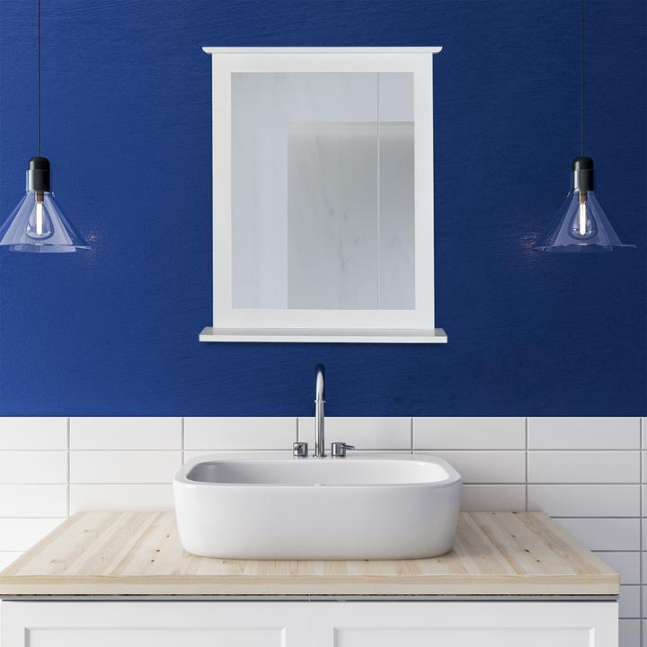 Immagine prodotto Relaxdays Specchio bagno con mensola per bagno (56 x 10 x 68 cm)