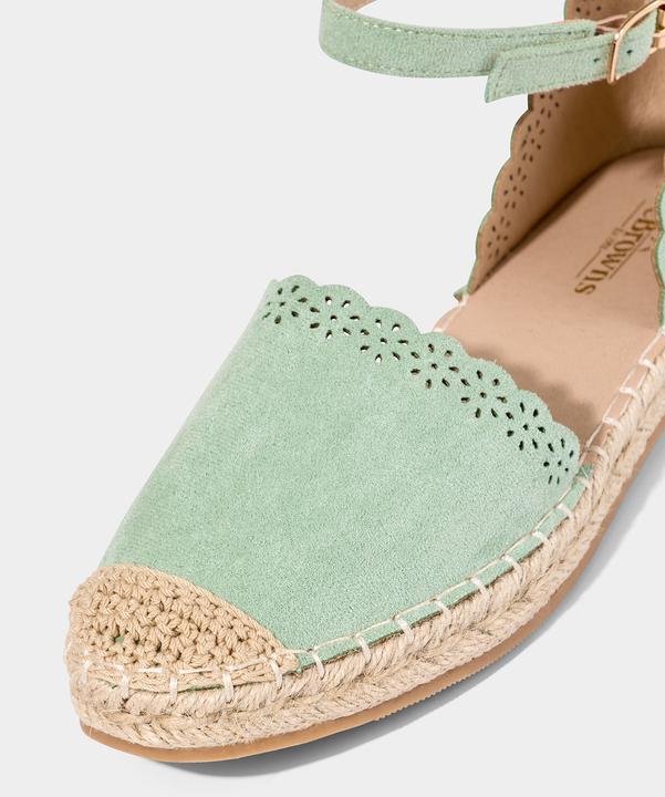 Actual product image Joe Browns Laser-Cut Flower Espadrille Flat Shoes (36)