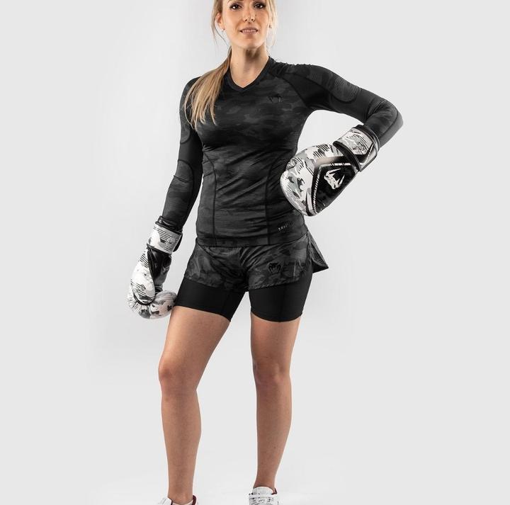 Produktbild Venum Defender Hybrid Compression Shorts - Black/Black (M)