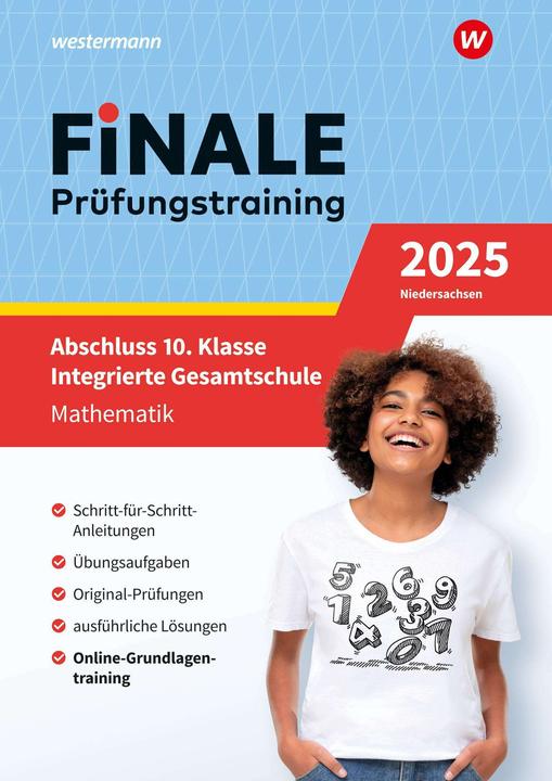 Produktbild FiNALE Prüfungstraining Abschluss Integrierte Gesamtschule Niedersachsen. Mathematik 2025 (Deutsch, Jutta Klein, Julia Hartmann, 2024)